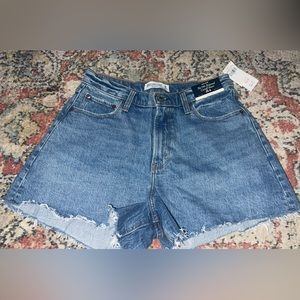 High rise the 90s relaxed cutoff short Abercrombie shorts